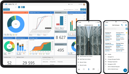 Insite LMS ist eine SaaS-Lösung, die die SOC 2-Sicherheitsstandards erfüllt. Insite LMS auf 5 Smartphones